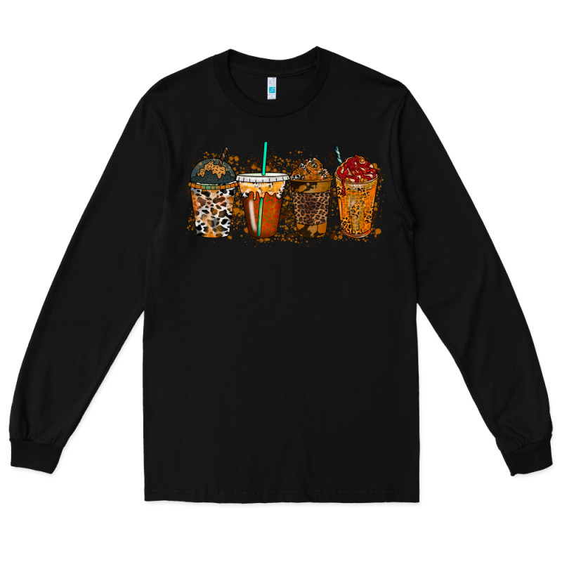 Leopard And Cowhide Drink Long Sleeve Tee by RacoonDesign | Teevron