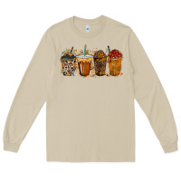 Mushroom leopard and cowhide drink Long Sleeve Tee - RacoonDesign