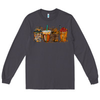Smoke leopard and cowhide drink Long Sleeve Tee - RacoonDesign