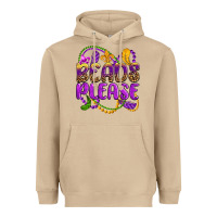 Mushroom beads please mardi gras Heavyweight Hoodie - OliviaCreatesArt