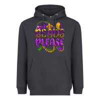 Smoke beads please mardi gras Heavyweight Hoodie - OliviaCreatesArt
