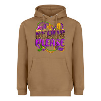 Toasted Coconut beads please mardi gras Heavyweight Hoodie - OliviaCreatesArt