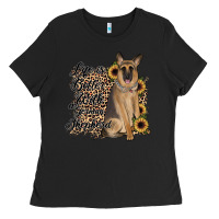 Black Life is better with a German Shepherd Ladies Tee - JahusDesignShop
