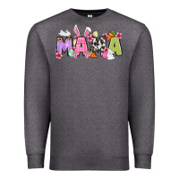 Charcoal Heather Easter mama Premium Sweatshirt - OliviaCreatesArt