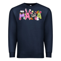 Navy Easter mama Premium Sweatshirt - OliviaCreatesArt