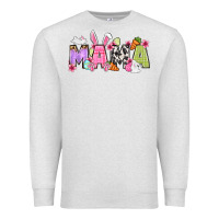 Oatmeal Heather Easter mama Premium Sweatshirt - OliviaCreatesArt
