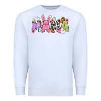 White Easter mama Premium Sweatshirt - OliviaCreatesArt