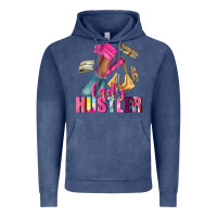 Vintage Denim lady hustler afro high heels Vintage Hoodie - NancyCooperArtShop