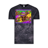 Cloud Black highland cow mardi gras tumbler Vintage Tee - JahusDesignShop