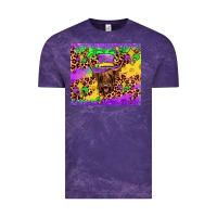 Cloud Purple highland cow mardi gras tumbler Vintage Tee - JahusDesignShop