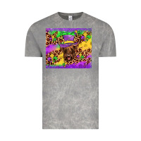 Cloud Rock highland cow mardi gras tumbler Vintage Tee - JahusDesignShop