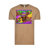 Highland Cow Mardi Gras Tumbler Vintage Tee | Teevron