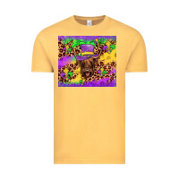 Vintage Mustard highland cow mardi gras tumbler Vintage Tee - JahusDesignShop