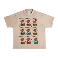 French Oak christmas reindeers Urban Heavy Tee - MaliasSmallBusiness