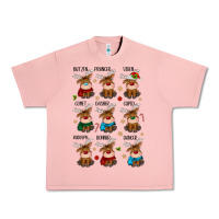 Salmon christmas reindeers Urban Heavy Tee - MaliasSmallBusiness