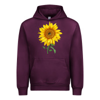 Mauve Wine Bambino Sunflower Urban Hoodie - LillyAllenDesigns