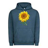 Pigment Midnight Navy Bambino Sunflower Urban Hoodie - LillyAllenDesigns