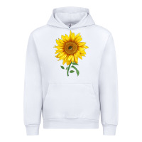 White Bambino Sunflower Urban Hoodie - LillyAllenDesigns