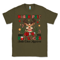 Army Green north pole hot cocoa Classic Tee - MaliasSmallBusiness