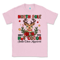 Bubblegum Pink north pole hot cocoa Classic Tee - MaliasSmallBusiness