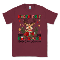 Burgundy north pole hot cocoa Classic Tee - MaliasSmallBusiness