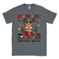 Charcoal Heather north pole hot cocoa Classic Tee - MaliasSmallBusiness