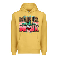 Antique Gold Mama needs a drink mothers day Premium Hoodie - CowGirlArtShop