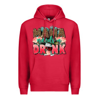 Cardinal Mama needs a drink mothers day Premium Hoodie - CowGirlArtShop
