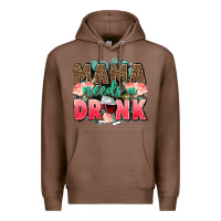 Chestnut Mama needs a drink mothers day Premium Hoodie - CowGirlArtShop