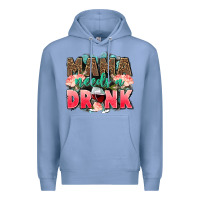 Colony Blue Mama needs a drink mothers day Premium Hoodie - CowGirlArtShop