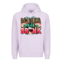 Lilac Mama needs a drink mothers day Premium Hoodie - CowGirlArtShop