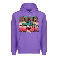 Purple Mama needs a drink mothers day Premium Hoodie - CowGirlArtShop
