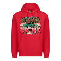 Red Mama needs a drink mothers day Premium Hoodie - CowGirlArtShop