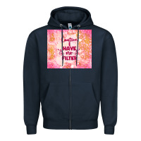 Navy caution i have no filter Zipper Hoodie - TumblerDesignByShophia