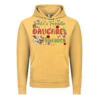 Vintage Mustard santa's favorite daycare provider Vintage Hoodie - MaliasSmallBusiness