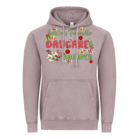 Vintage Zinc santa's favorite daycare provider Vintage Hoodie - MaliasSmallBusiness
