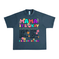 Midnight Navy mama it's okay Urban Heavy Tee - JahusDesignShop