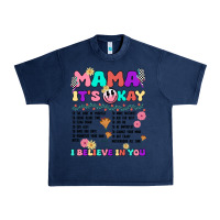 Navy mama it's okay Urban Heavy Tee - JahusDesignShop