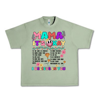 Oil Green mama it's okay Urban Heavy Tee - JahusDesignShop