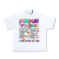 White mama it's okay Urban Heavy Tee - JahusDesignShop