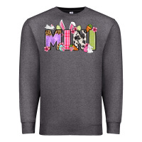 Charcoal Heather Easter mini Premium Sweatshirt - OliviaCreatesArt
