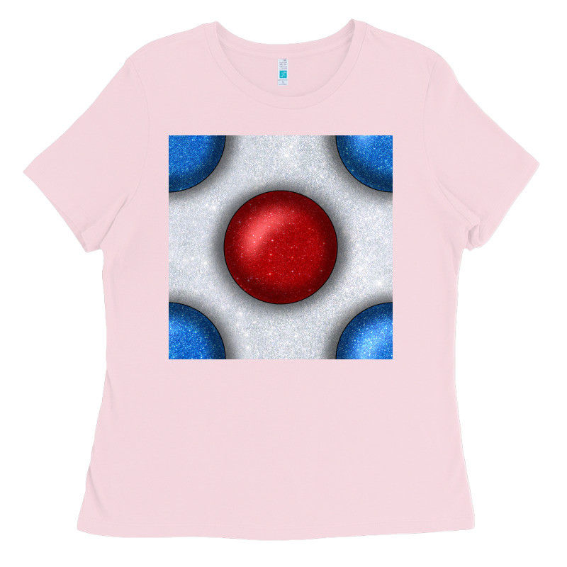 Glitter 4th Of July Seamless Pattern Ladies Tee by BundleAndBundleShop | Teevron