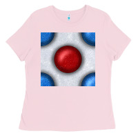Bubblegum Pink Glitter 4th Of July Seamless Pattern Ladies Tee - BundleAndBundleShop