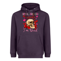 Plum roses are red inside i m dead Heavyweight Hoodie - OliviaCreatesArt