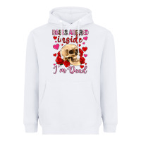 White roses are red inside i m dead Heavyweight Hoodie - OliviaCreatesArt