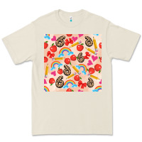 Bone back to school seamless pattern 6 (3600x3600) Premium Tee - AdoDesignShop