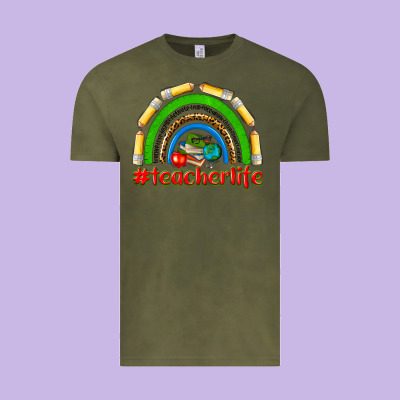 Teacher Life Vintage Tee Designed By Nancycooperartshop