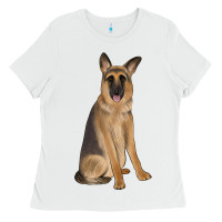 White german shepherd Ladies Tee - JahusDesignShop