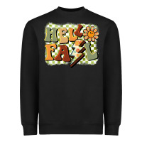 Black groovy hello fall Heavyweight Sweatshirt - BarkalooDesign
