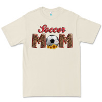 Bone soccer mom with ball and sunflower Premium Tee - Artiststas